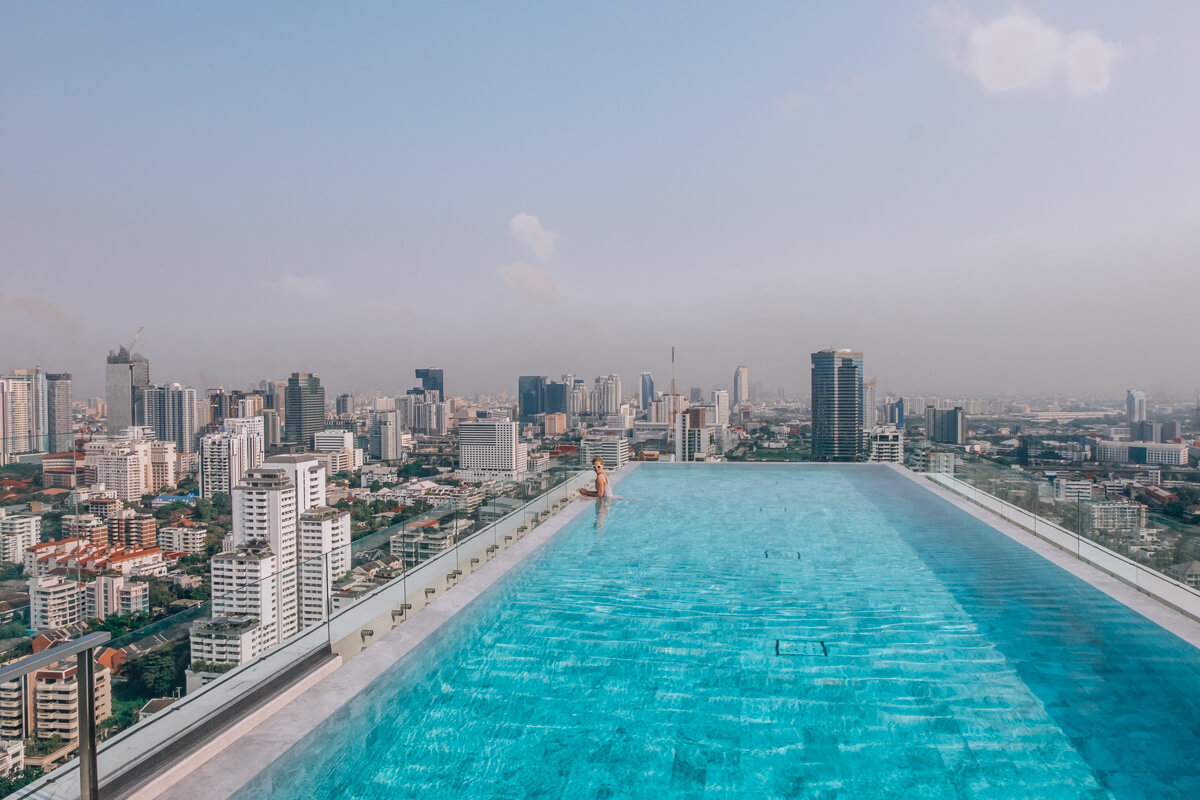 rooftop infinity pool Bangkok